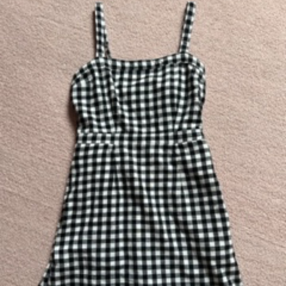 abercrombie & fitch gingham dress